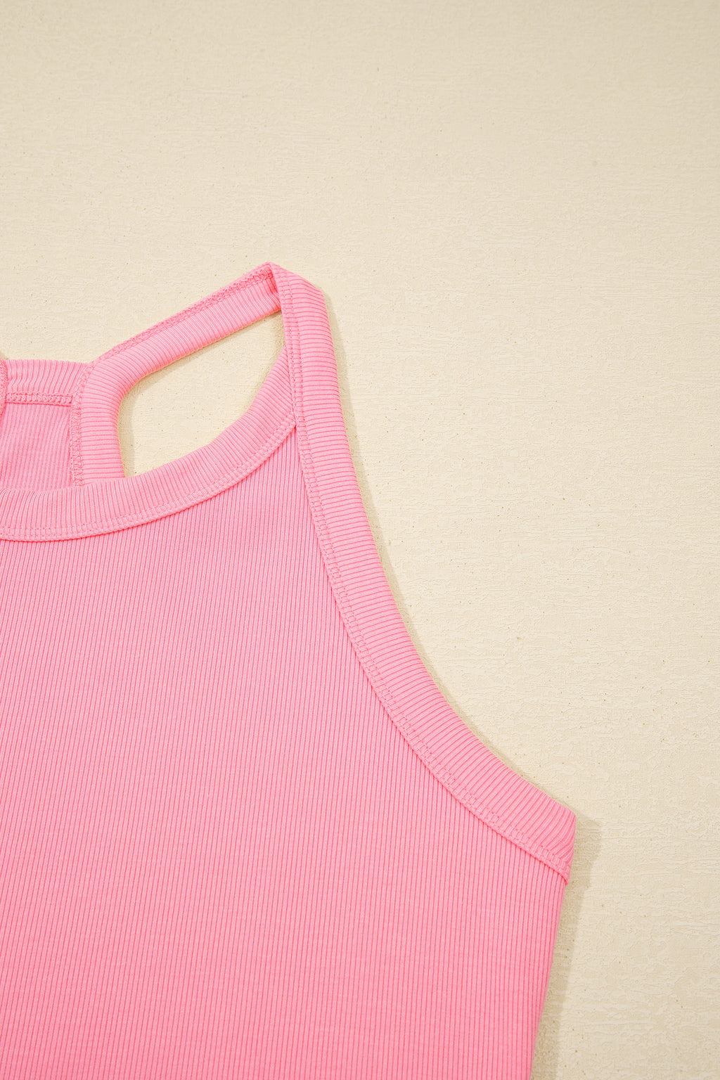 Sachet Pink Slim Tank Top Elastic Waist Mini Skort 2pcs Outfit