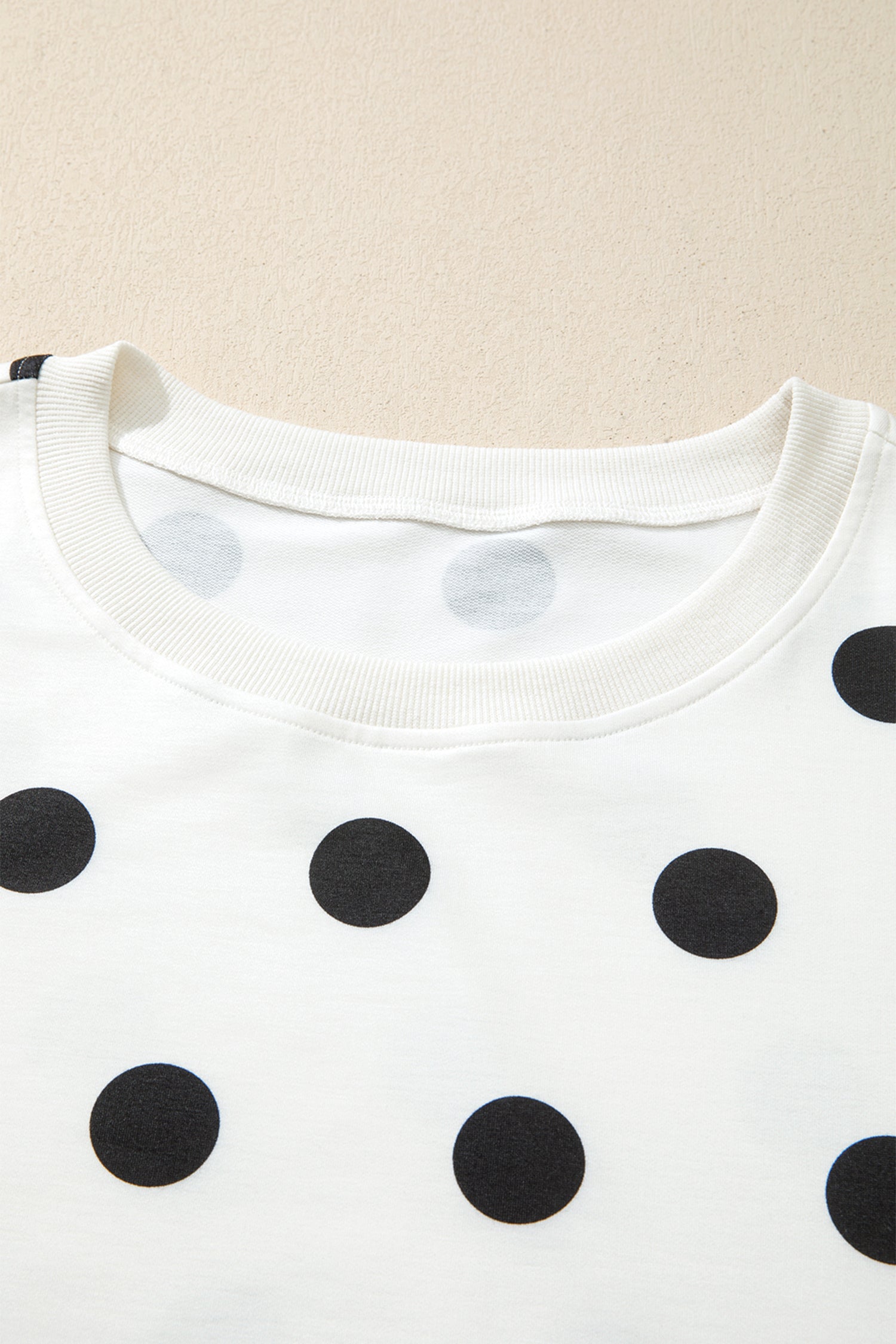White Plus Size Polka Dot Printed Tank Split Skort 2pcs Outfit