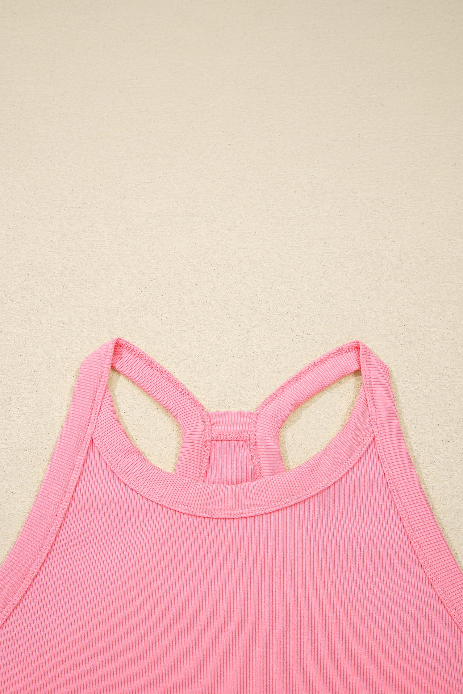 Sachet Pink Slim Tank Top Elastic Waist Mini Skort 2pcs Outfit